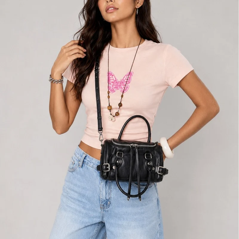 Mini Lederhandtasche