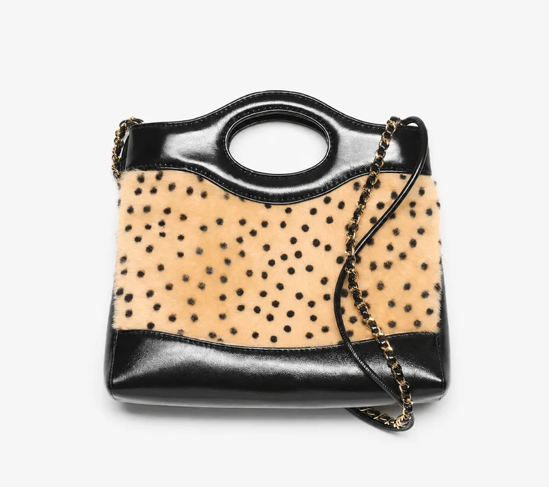 Tierdruck-Handtasche