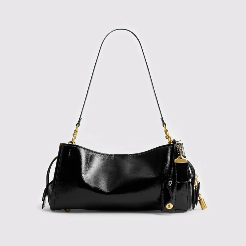 Elegante Leder Schultertasche