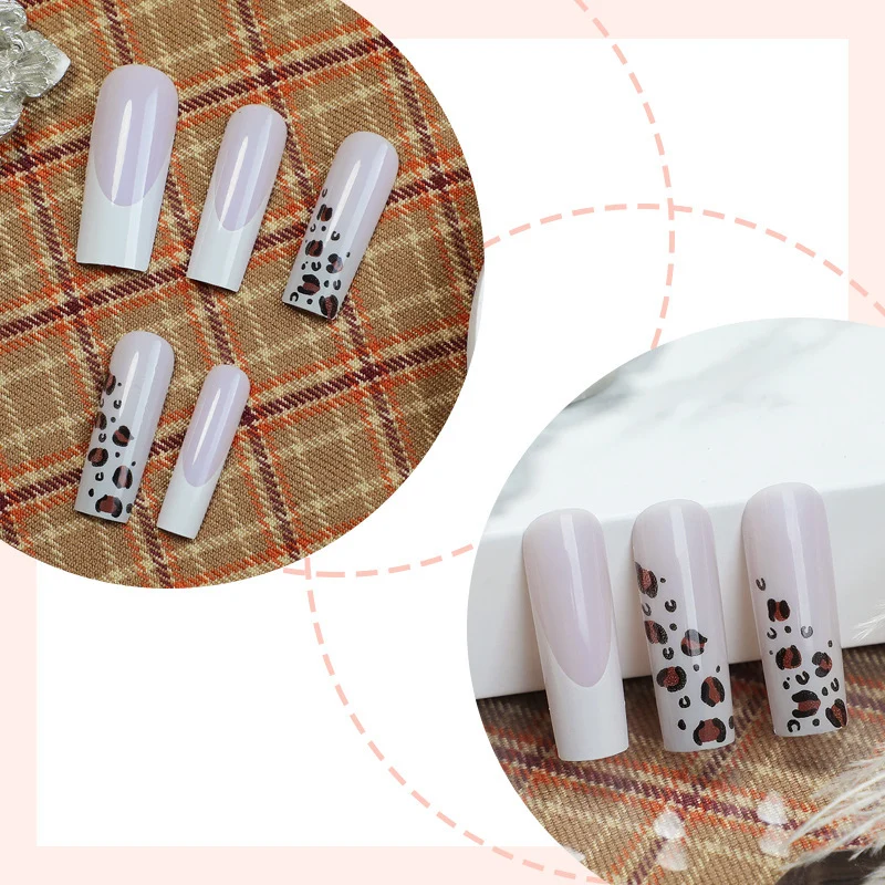 Künstlerische Lange Press-On Nagelkunst Karnz