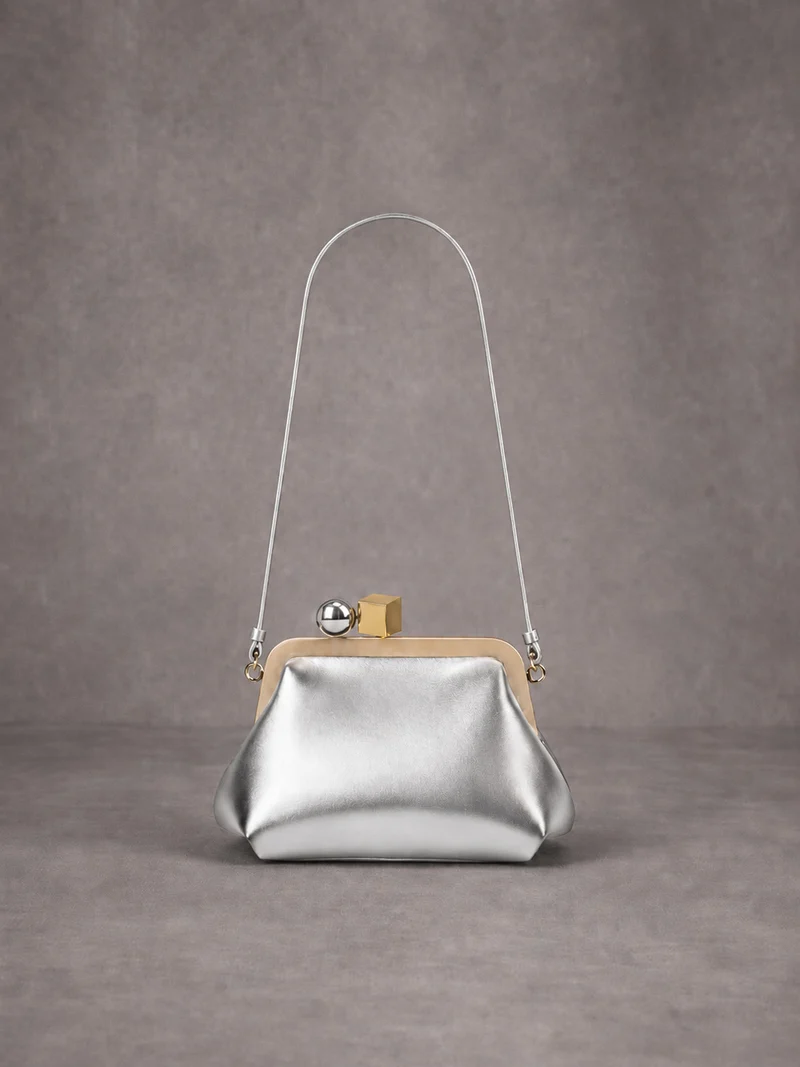 Elegante Krokodil-Effekt Handtasche
