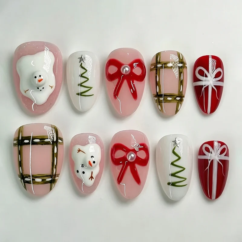 Festliches Themen-Press-On-Nagelkunst-Set Karnz 1790636457
