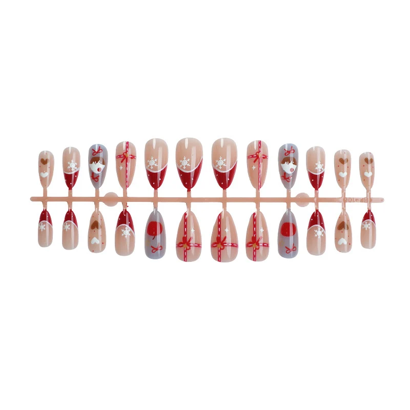 Festliche Themen Press-On Nagelkunst Karnz