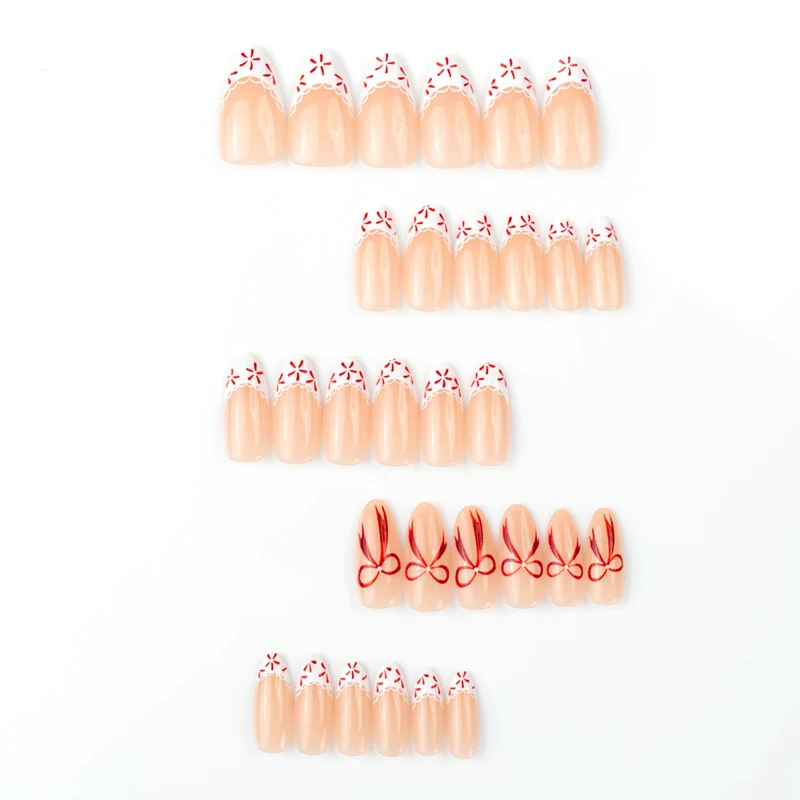 Elegantes, urlaubsinspiriertes Press-On-Nagelkunstset Karnz