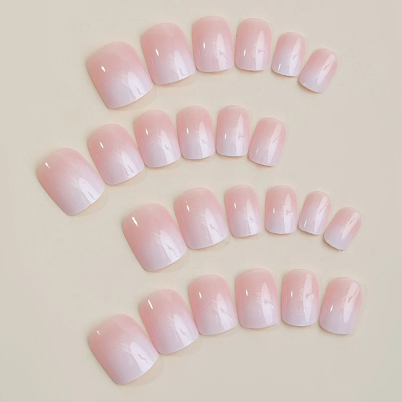 Kunstnagelset mit natürlichem Look und Hochglanz Karnz