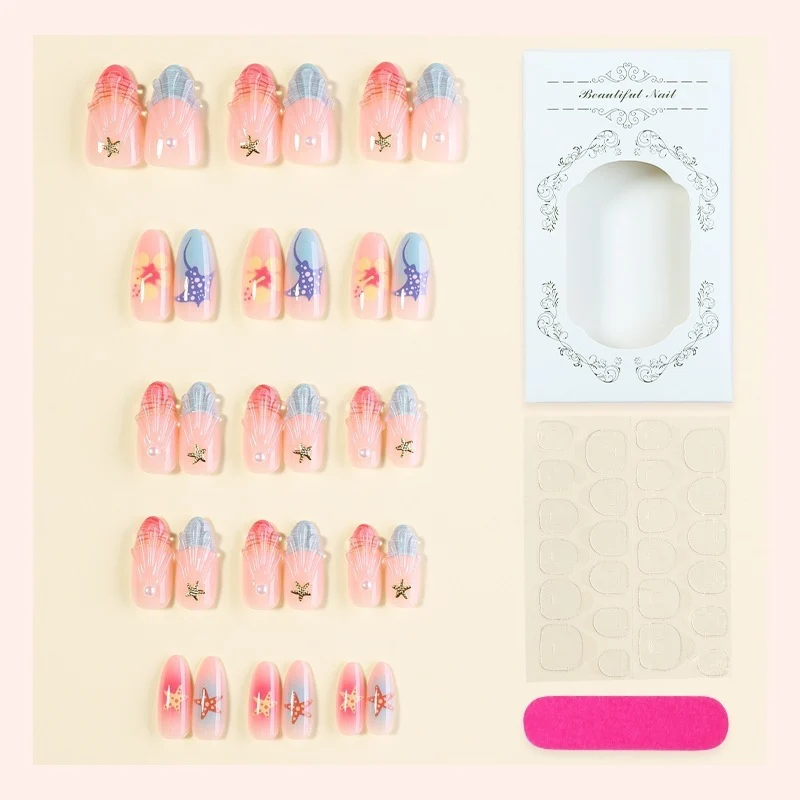 Kunstnagelset mit maritimen Motiven und hochwertigem Design Karnz