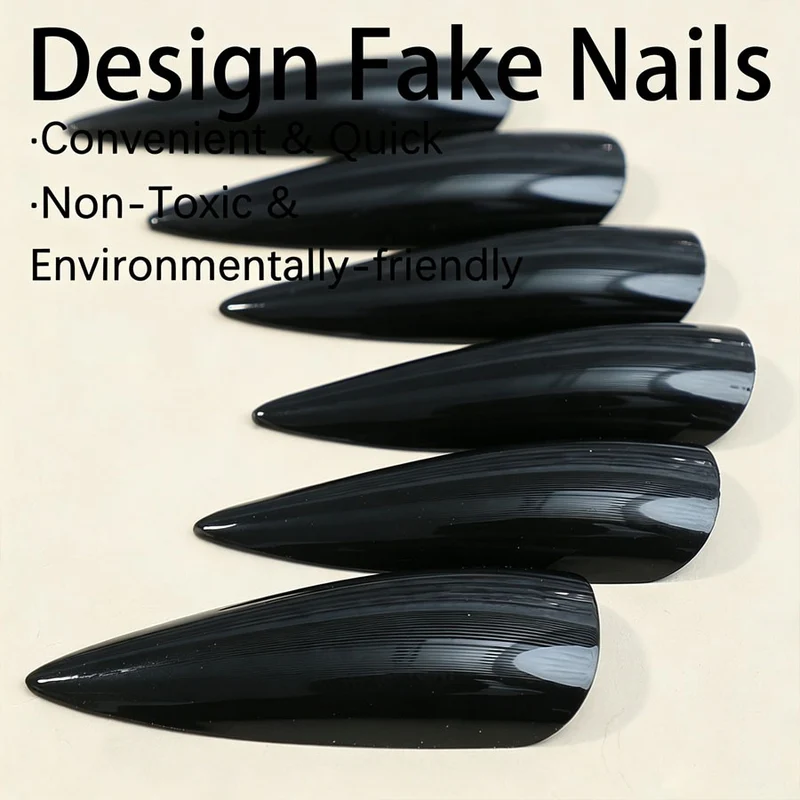 Kunstnägel im stilvollen Stiletto-Design Karnz