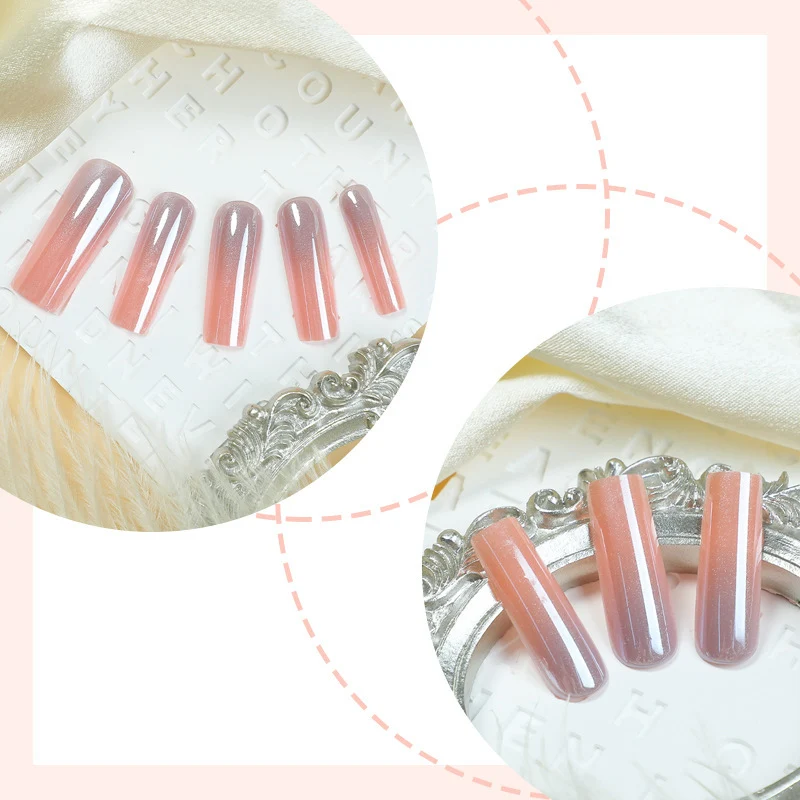 Kunstnagelset mit eleganten Ombre-Effekten Karnz