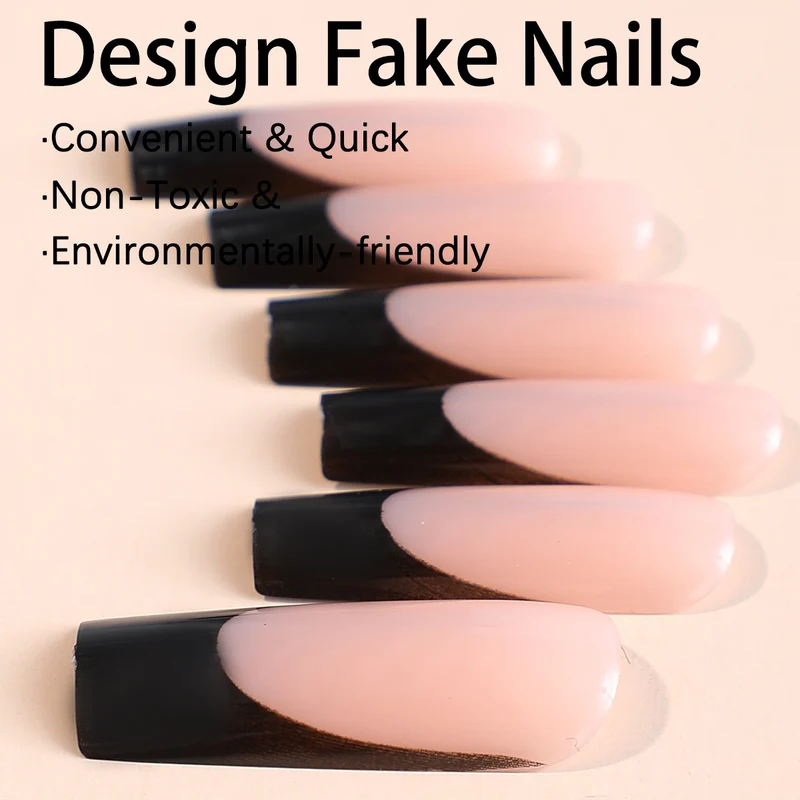 Kunstnagelset mit Eleganten Ombre-Design Karnz