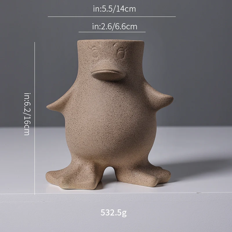 Skurriger dekorativer Vogelblumentopf Karnz