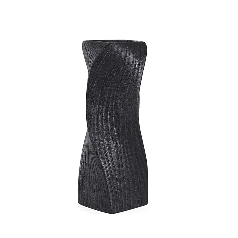 Moderne abstrakte skulpturale Vase Karnz