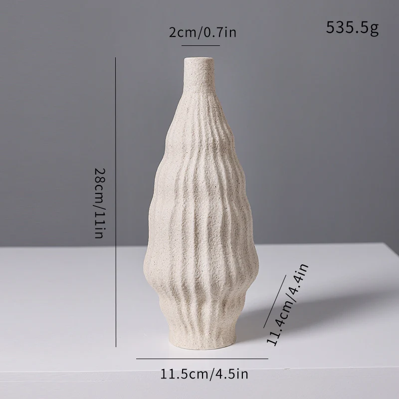 Dekorative Strukturierte Vase Karnz