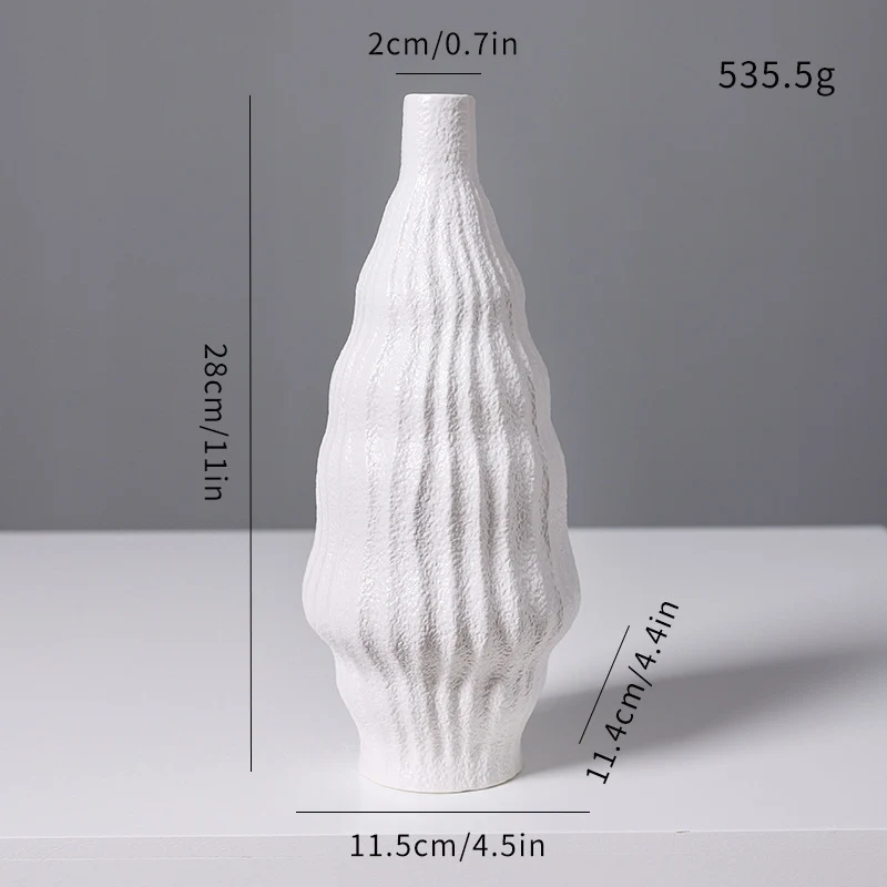 Dekorative Strukturierte Vase Karnz