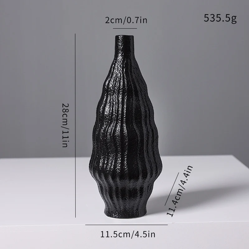 Dekorative Strukturierte Vase Karnz