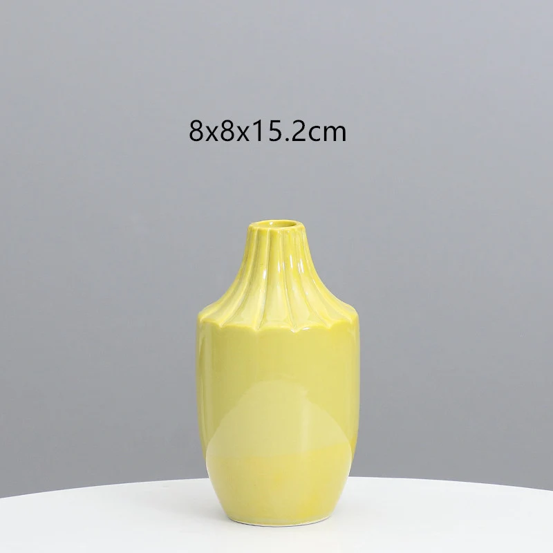 Moderne Keramische Dekorative Vase Karnz