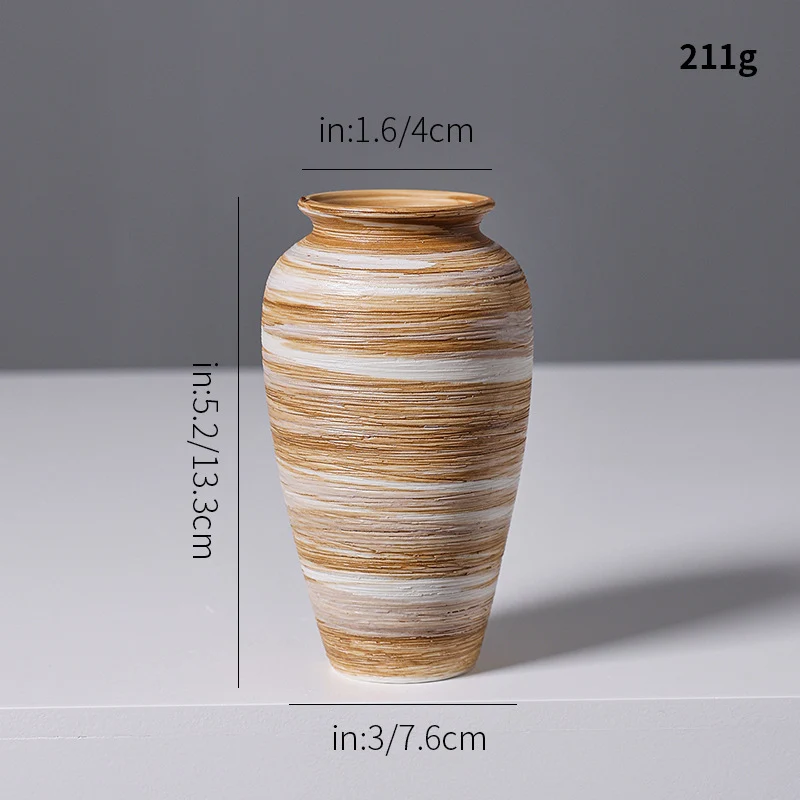 Künstlerische Spiraldesign Keramikvase Karnz