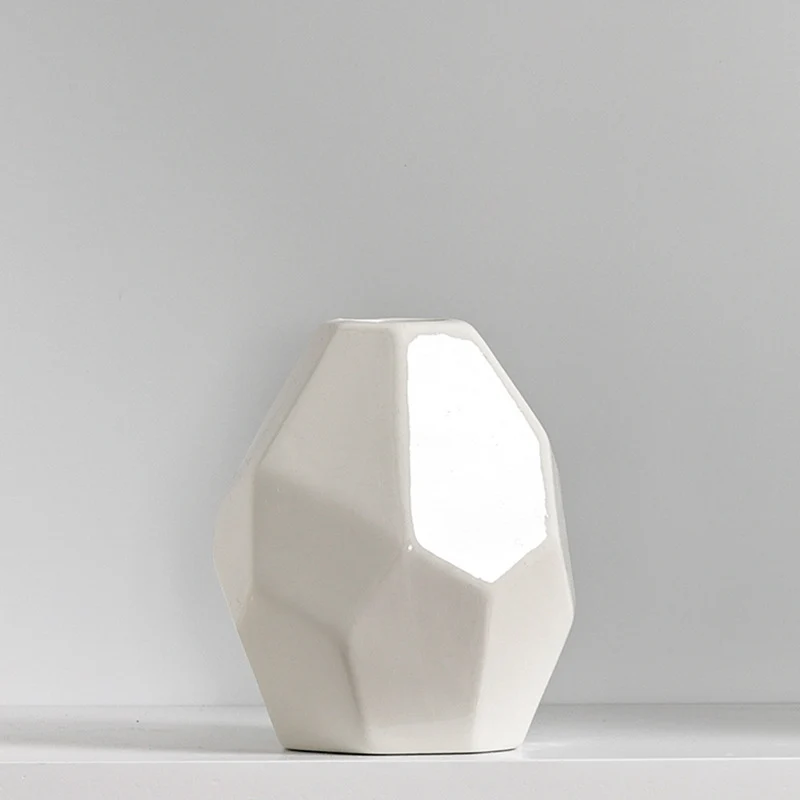 Geometrische Moderne Keramische Vase Karnz