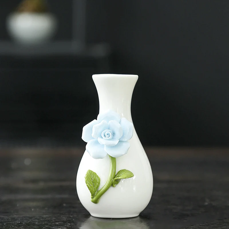 Florale Kunst Keramikvase Karnz