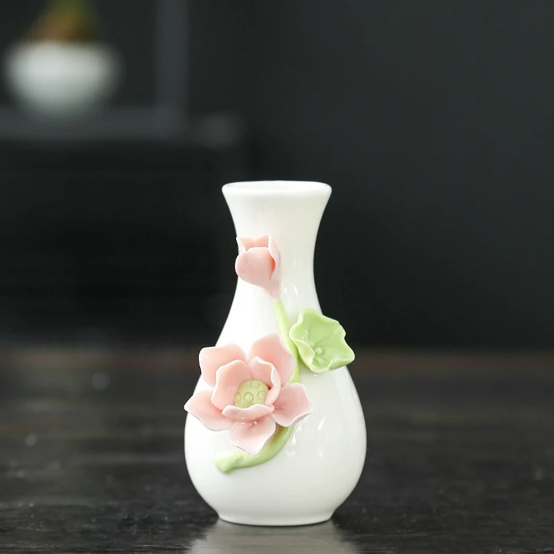 Florale Kunst Keramikvase Karnz