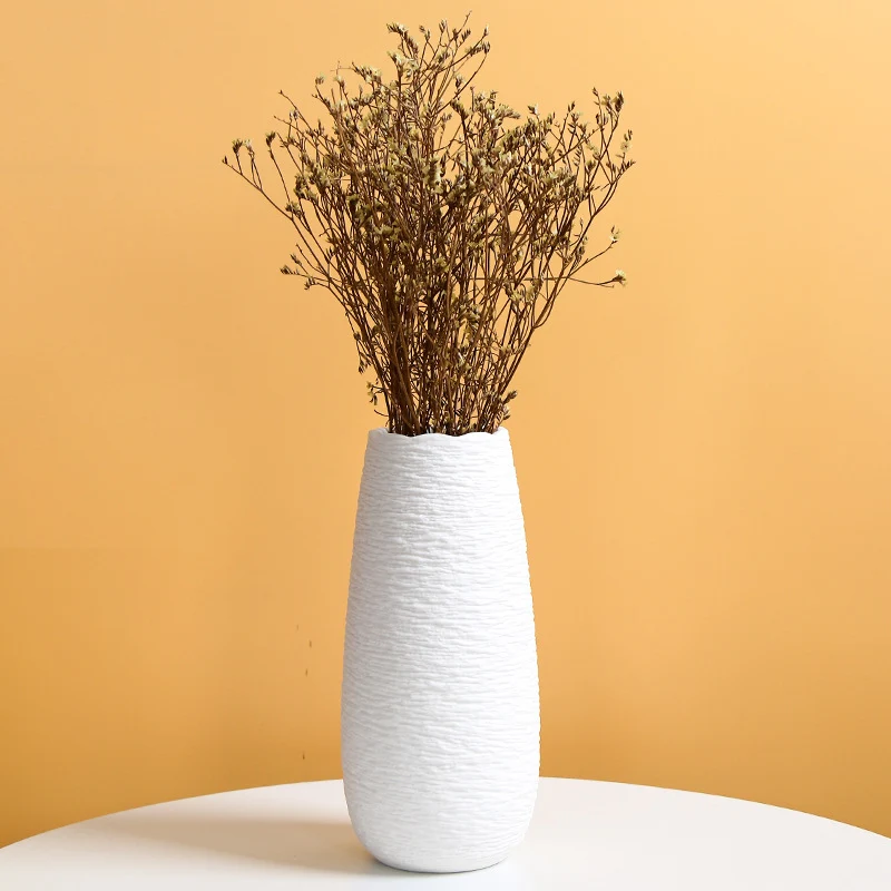 Elegante Strukturierte Keramische Blumenvase Karnz 1790310357