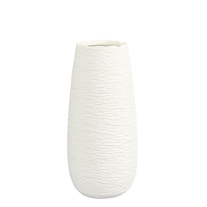 Elegante Strukturierte Keramische Blumenvase Karnz 1790310357