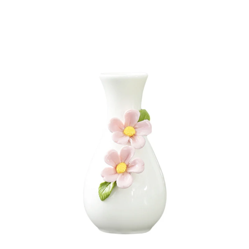 Elegante Florale Keramische Vase Karnz