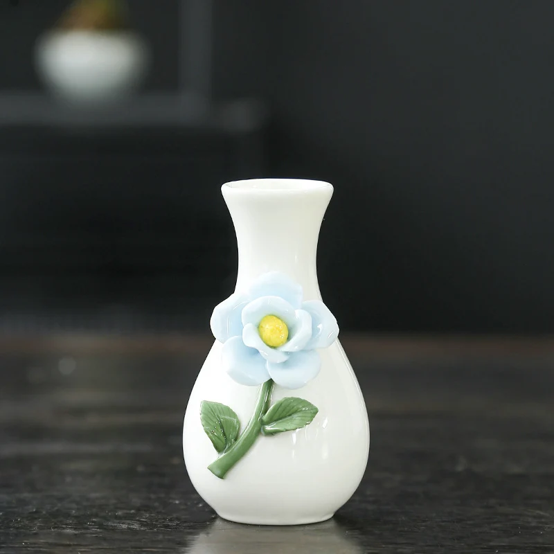 Elegante Florale Keramische Vase Karnz