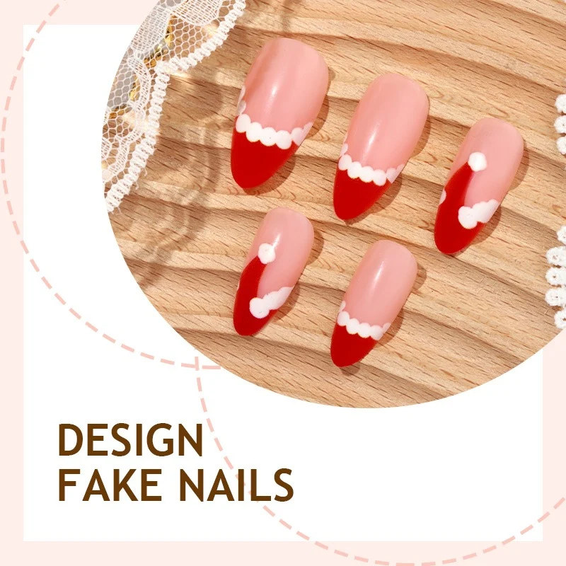 Kunstnagelset mit festlichem Design Karnz