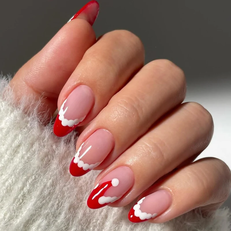Kunstnagelset mit festlichem Design Karnz