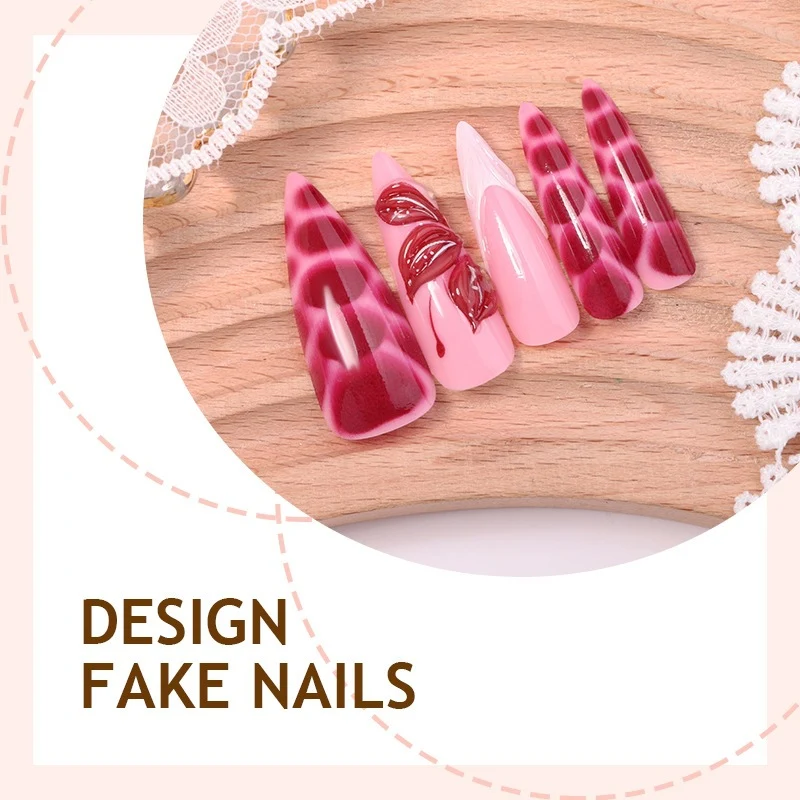 Kunstnagelset mit extravaganten Designs Karnz