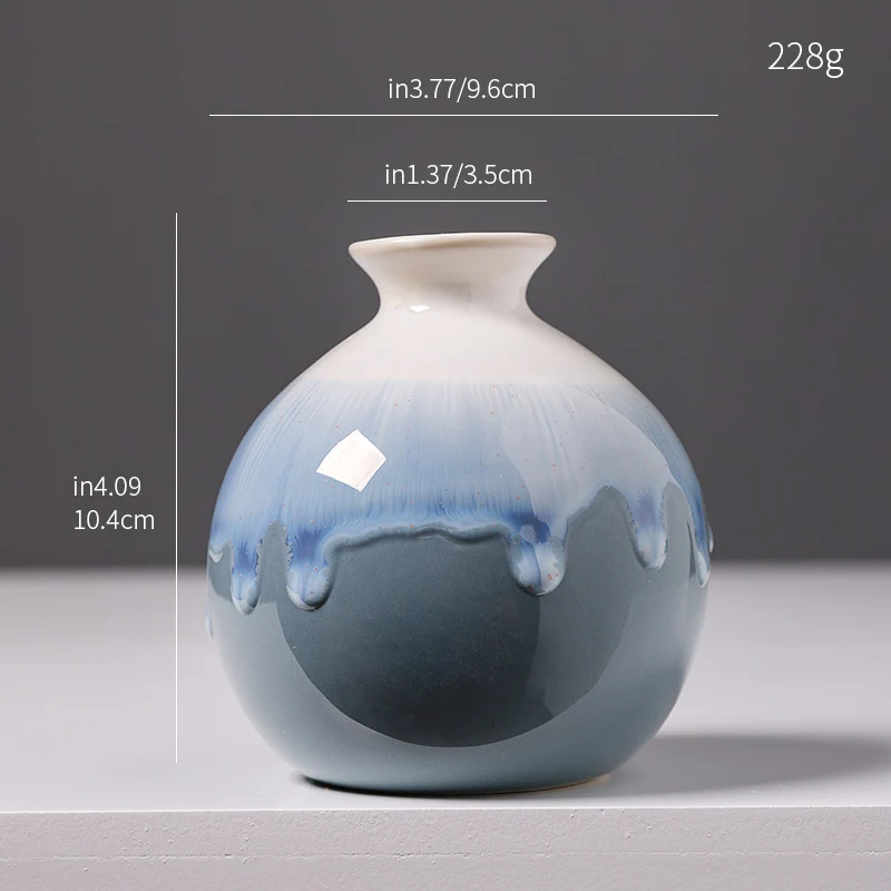 Künstlerische gesprenkelte Keramikvase Karnz