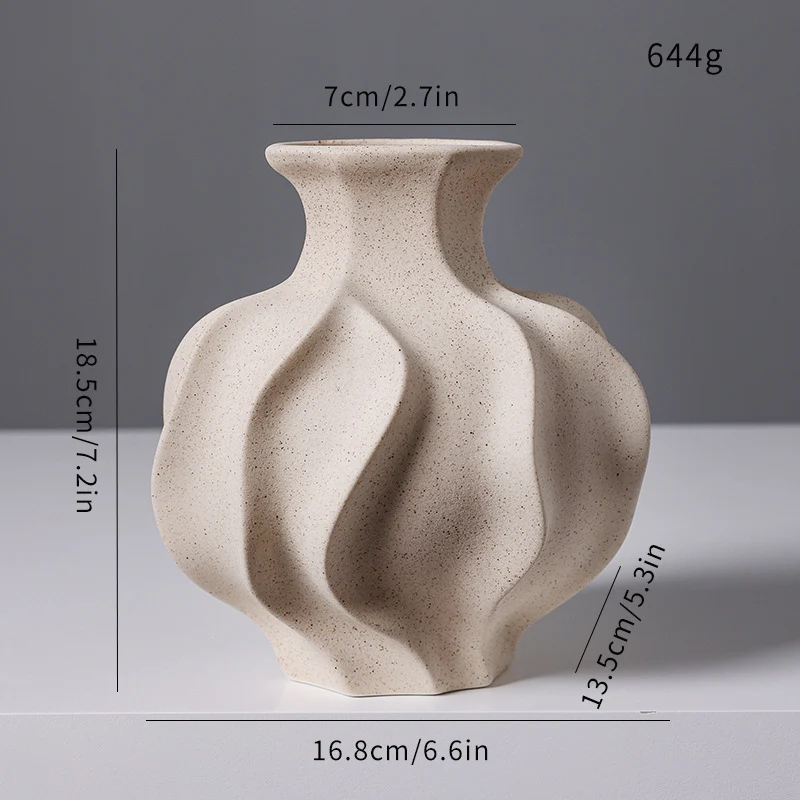 Künstlerische Keramikvase Karnz