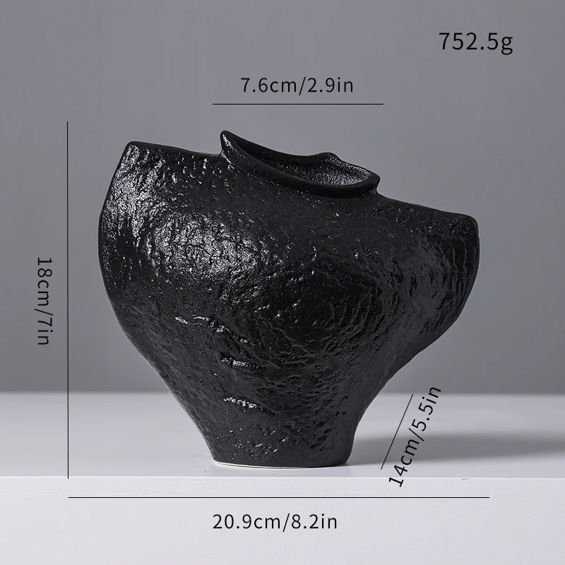 Abstrakte dekorative Keramikvase Karnz
