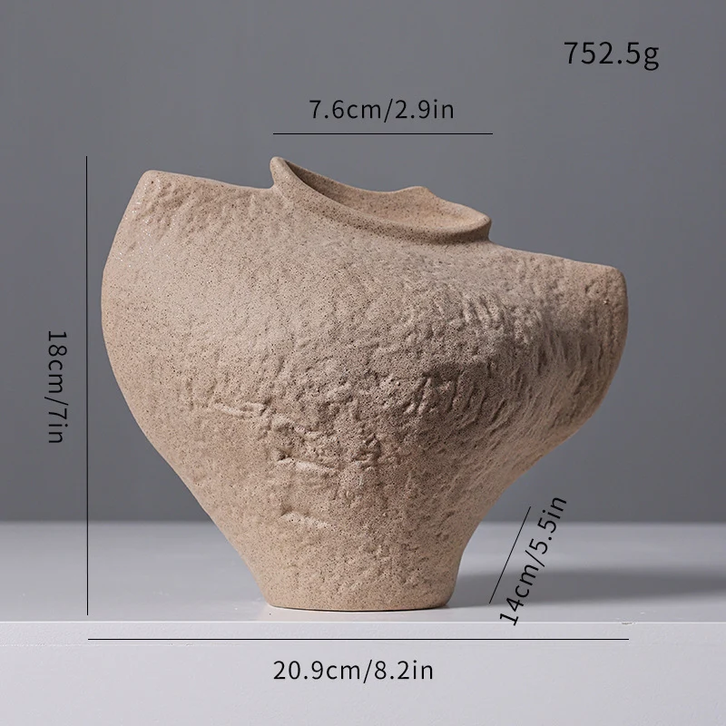 Abstrakte dekorative Keramikvase Karnz