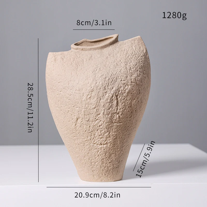 Abstrakte dekorative Keramikvase Karnz