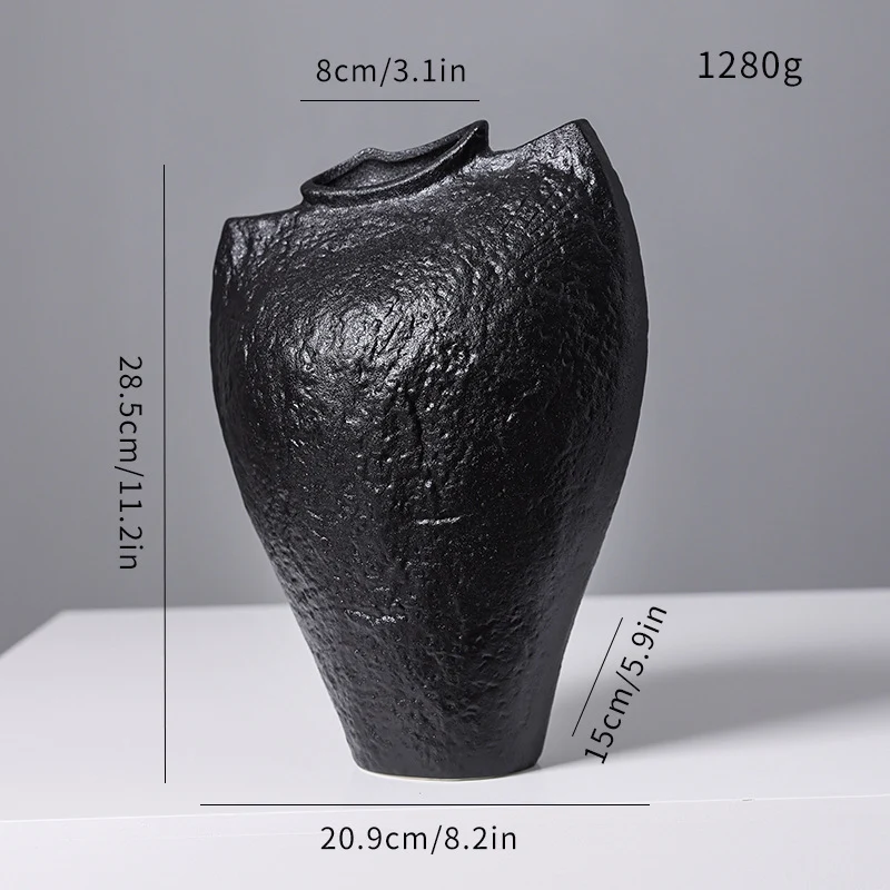 Abstrakte dekorative Keramikvase Karnz