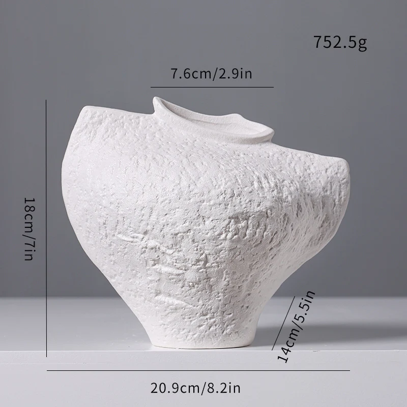 Abstrakte dekorative Keramikvase Karnz