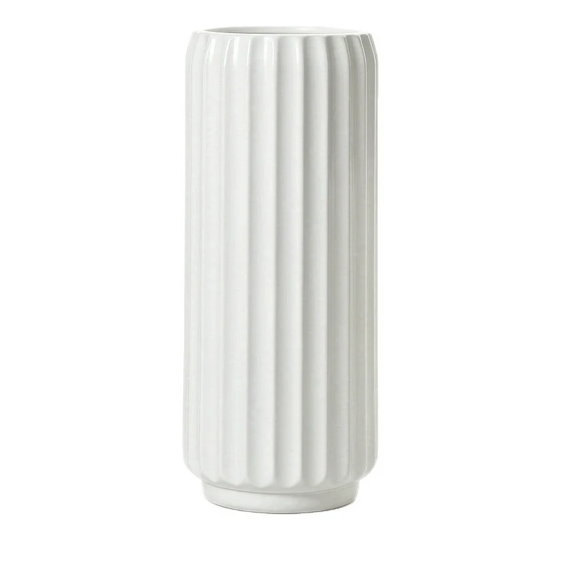 Elegante Fluted Dekorative Bodenvase Karnz