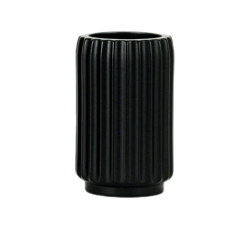 Elegante Fluted Dekorative Bodenvase Karnz