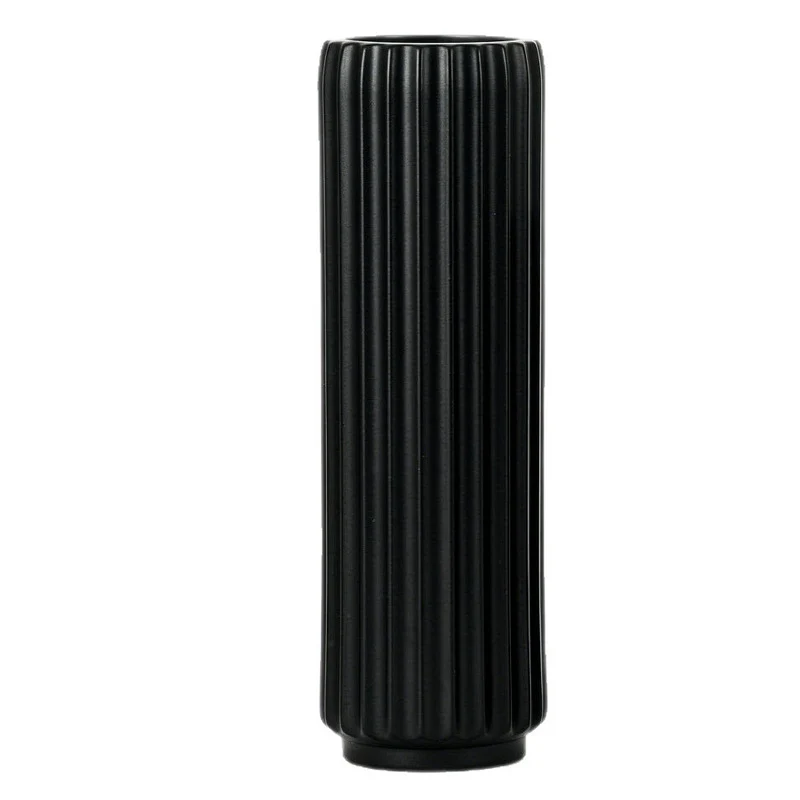 Elegante Fluted Dekorative Bodenvase Karnz