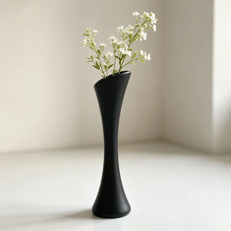 Elegante Kurven Dekorative Bodenvase Karnz