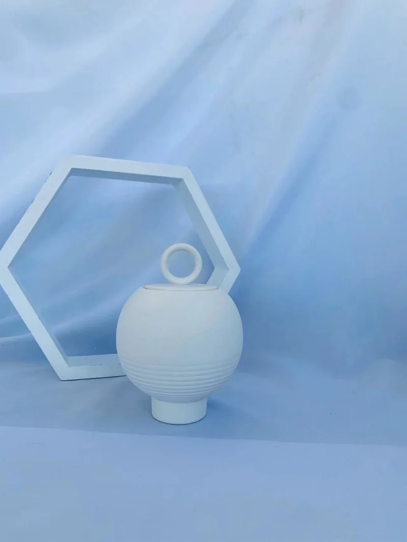 Moderne Skulpturale Dekorative Lampe Karnz