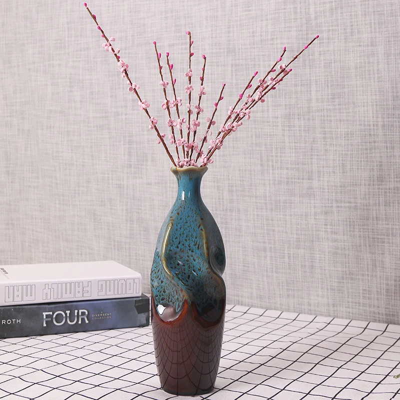 Artisanale Keramische Dekorative Flasche Vase Karnz
