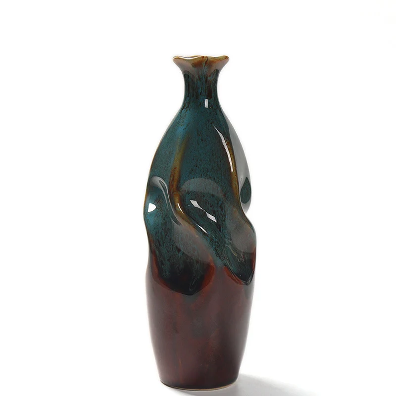 Artisanale Keramische Dekorative Flasche Vase Karnz