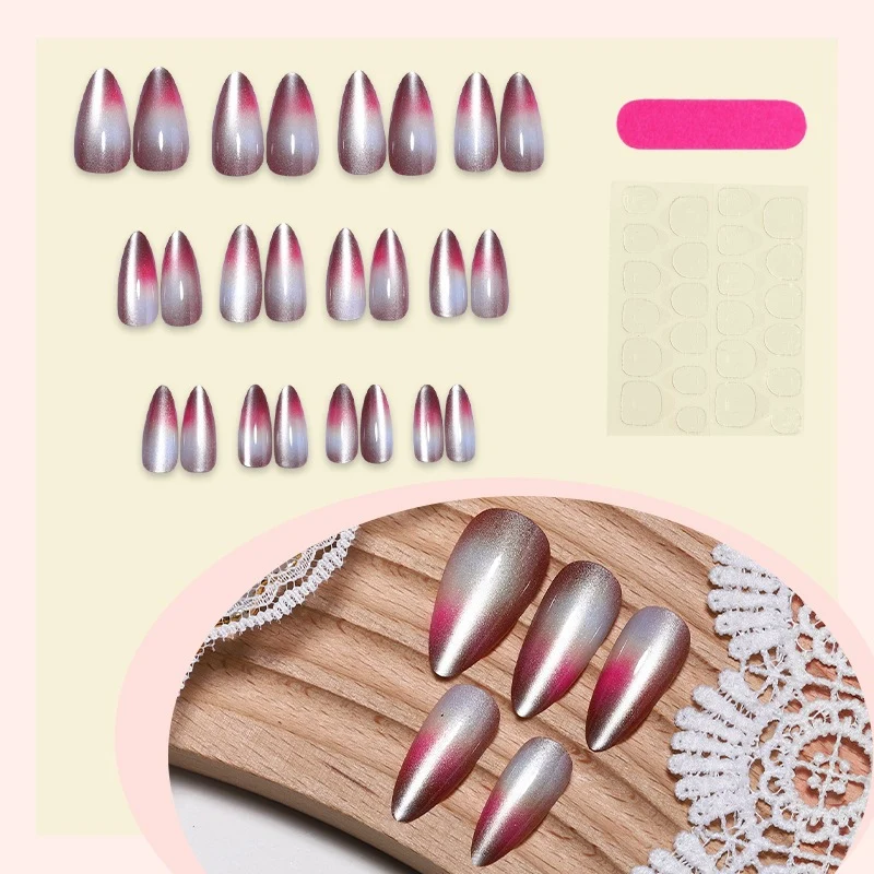 Künstliche Stiletto-Nägel mit Ombre-Effekt Karnz