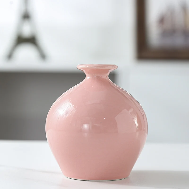 Elegante keramische Kunsthandwerk Vase Karnz