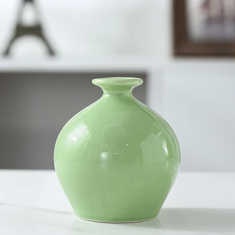 Elegante keramische Kunsthandwerk Vase Karnz