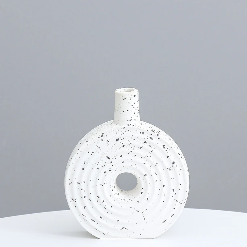 Dekorative runde Keramikvase Karnz