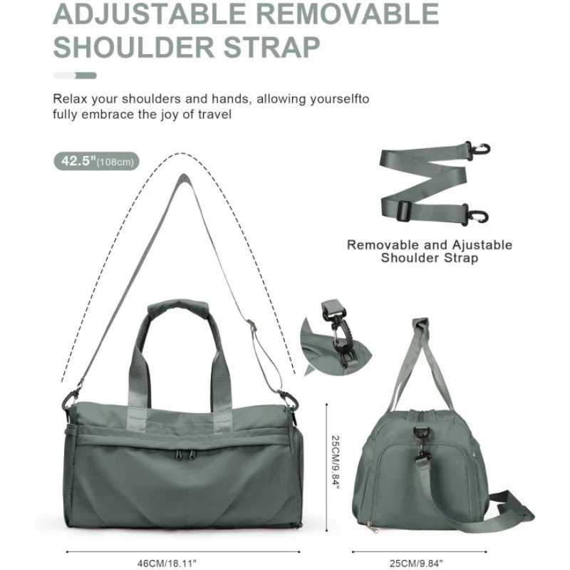 Vielseitige Gym Duffel Tasche Karnz