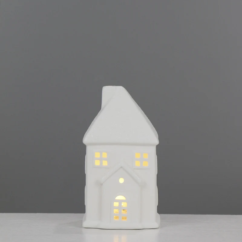 Dekorative hausförmige keramische Nachtlampe Karnz